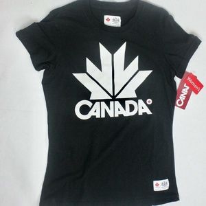 Canada Women’s Olympics Black T-shirt (S/P)